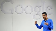 صورة ارشيف بتاريخ 24 تموز/يوليو 2013 لسوندار بيشاي نائب رئيس مجموعة غوغل