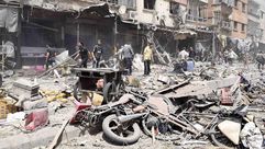 ضحايا قصف النظام في دوا السورية- الأناضول