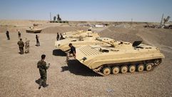 الجيش العراقي في الأنبار وأصابة اللواء القائد له ـ أ ف ب