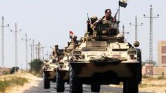 يشن الجيش المصري حملة أمنية واسعة ضد المسلحين في سيناء - أرشيفية