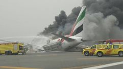 مطار دبي حادث طيران الإمارات