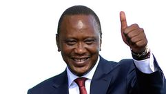 رئيس كينيا - أوهورو كينياتا - أ ف ب
