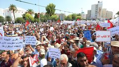 مظاهرة في تونس رفضا لتقرير لجنة الحريات- الأناضول