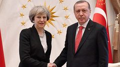 أردوغان و تيريزا ماي - الأناضول