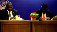 الزعيمان في جنوب السودان- جيتي