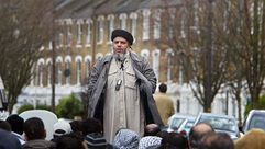 الإمام السابق لمسجد فينزبري بارك في لندن أبو حمزة المصري -جيتي