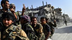 قوات سوريا الديمقراطية يعد الأكراد المكون الأبرز فيها- جيتي