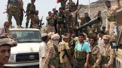 عناصر من قوات الحزام الأمني المدعومة من الإمارات بعد سيطرتها على عدن- جيتي