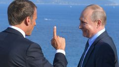 بوتين  ماكرون فرنسا روسيا - جيتي