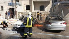 انفجار سيارة في ادلب - الدفاع المدني