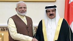 عاهل البحرين حمد بن عيسى، السبت، رئيس وزراء الهند ناريندار مودي
