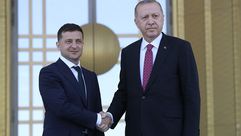 أردوغان والرئيس الأوكراني - الأناضول