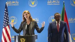 الخرطوم  السودان  مديرة وكالة المعونة  أمريكا  سامنثا   باور- الأناضول