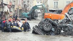 فيضانات شمال تركيا- صحيفة صباح