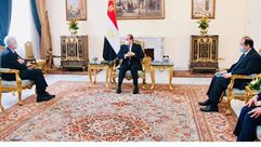 السيسي بيرنز- الرئاسة المصرية