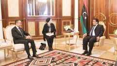 المنفي ووزير الخارجية الإيطالي- الرئاسة الليبية
