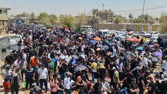 العراق الصدريين اعتصام بغداد محيط البرلمان - تويتر