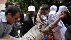 إصابة 8 متظاهرين حوثيين خلال فض اعتصام قرب رئاسة الوزراء اليمنية - aa_picture_20140909_3238628_web