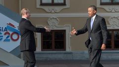بوتين وأوباما خلال لقائهما في قمة العشرين - أرشيفية