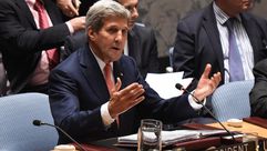 وزير الخارجية الأمريكي جون كيري بجلسة مجلس الأمن حول العراق لمحاربة داعش ـ أ ف ب