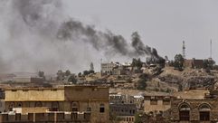حريق هائل بمبنى التلفزيون اليمني ـ صحافة يمنية