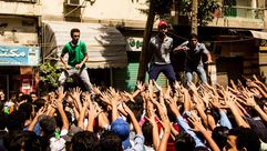 مظاهرة طلابية لمؤيدي مرسي في القاهرة - مظاهرة طلابية لمؤيدي مرسي في القاهرة - الأناضول (3)