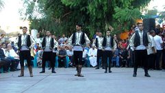 حفل زفاف جماعي لـ15 فلسطينيا في مركز لإيواء نازحي الحرب بغزة - aa_picture_20140904_3205599_web