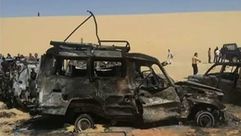 قصف قافلة السياح المكسيكيين في الصحراء الغربية - مصر