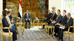 السيسي يلتقي وفد مجلس النواب الأمريكي - المصري اليوم