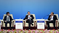 قمة الرؤساء التنفيذيين للابيك في الصين المركز الوطني للمؤتمرات (CNCC) في بكين 2014 - أ ف ب