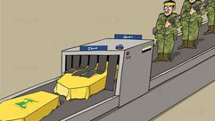 حزب الله في سوريا كاريكاتير