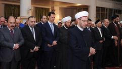 بشار الأسد يؤدي صلاة عيد الأضحى المبارك - "سانا"