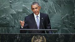 الرئيس الأمريكي باراك أوباما في الأمم المتحدة - أ ف ب
