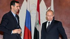 الرئيس الروسي فلاديمير بوتين ورئيس نظام السوري بشار الأسد ـ أرشيفية