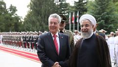 الرئيس الإيراني حسن روحاني ورئيس النمسا ـ وكالة فارس