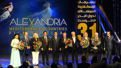 تكريم شخصيات في افتتاح مهرجان الاسكندرية في 2 ايلول/سبتمبر 2015