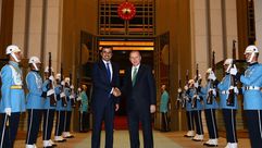 أردوغان وأمير قطر- تي آر تي