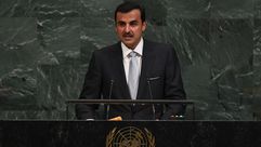 امير قطر في الامم المتحدة جيتي