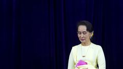 زعيمة ميانمار أونغ سان سو تشي - جيتي