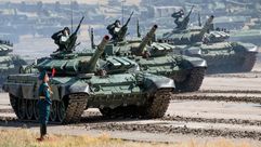 مناورات عسكرية روسية صينية - جيتي