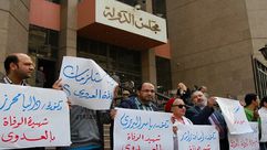 مصر اطباء أطباء يحتجون على اوضاعهم