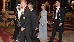 السعودية الملك عبدالله الملك خوان كارلوس - جيتي