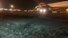 قصف مطار معيتيقة- فيسبوك