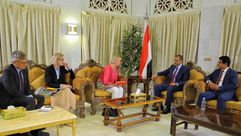 نائب وزير الخارجية اليمني مع وزيرة الخارجية السويديةفي الرياض- سبأ