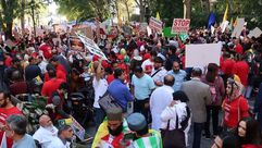 نيويورك مظاهرة ضد ممارسات الهند في كشمير - الاناضول