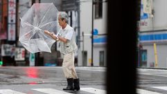 إعصار اليابان- رويترز