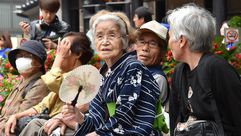 اليابان شيخوخة كبار السن عجائز