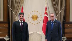 أردوغان وبارزاني- الأناضول
