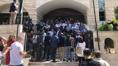 اعتصام امام نقابة الصحفيين الاردن
