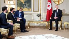 وفد امريكي مع قيس سعيد- الرئاسة التونسية